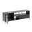 Mueble TV Shantay acero con acabado negro 150 x 50 cm