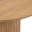 Mesa redonda Licia de madera maciza de mango con acabado natural Ø 120 cm