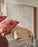 Cabecero Kron de madera maciza de mango y cáscaras de coco 174 x 60 cm