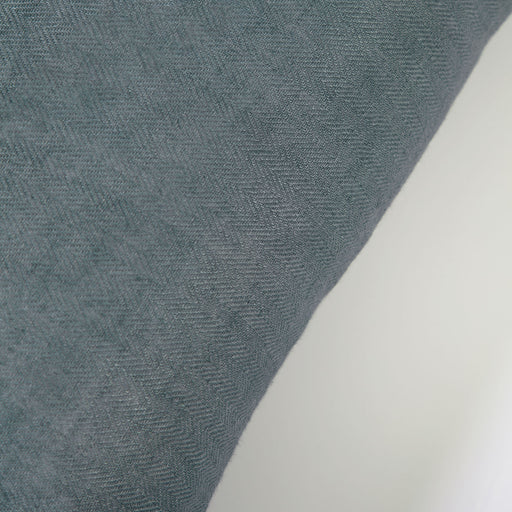 Funda cojín Tazu 100% lino gris oscuro 45 x 45 cm