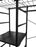 Armario abierto Storn acero con acabado negro 120 x 182 cm