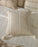 Funda de cojín Silene 45 x 45 cm rayas beige