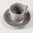 Taza de café con plato Sachi de cerámica azul claro