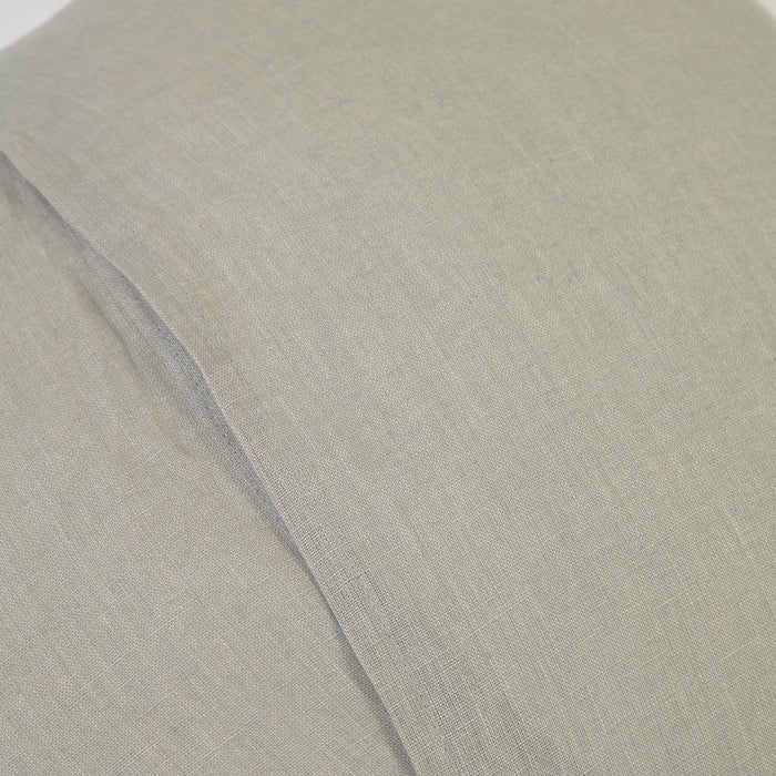 Funda cojín Elea 100% lino gris claro 45 x 45 cm