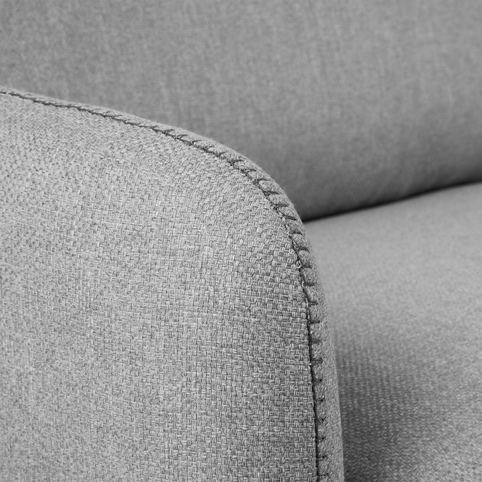Sofá cama Kymoon poliuretano gris claro 140 cm