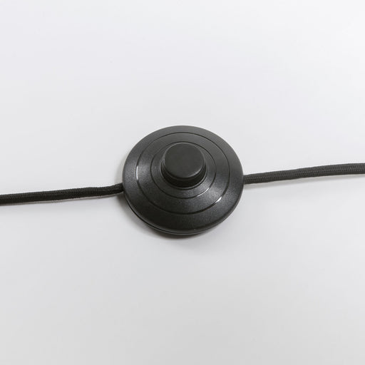 Lámpara de pie Eglantina de metal con acabado pintado negro