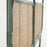 Cabecero Margaret de ratán con acabado verde 170 x 120 cm