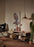 Mueble TV Aida madera maciza de mango y acero  120, 5 x 46 cm