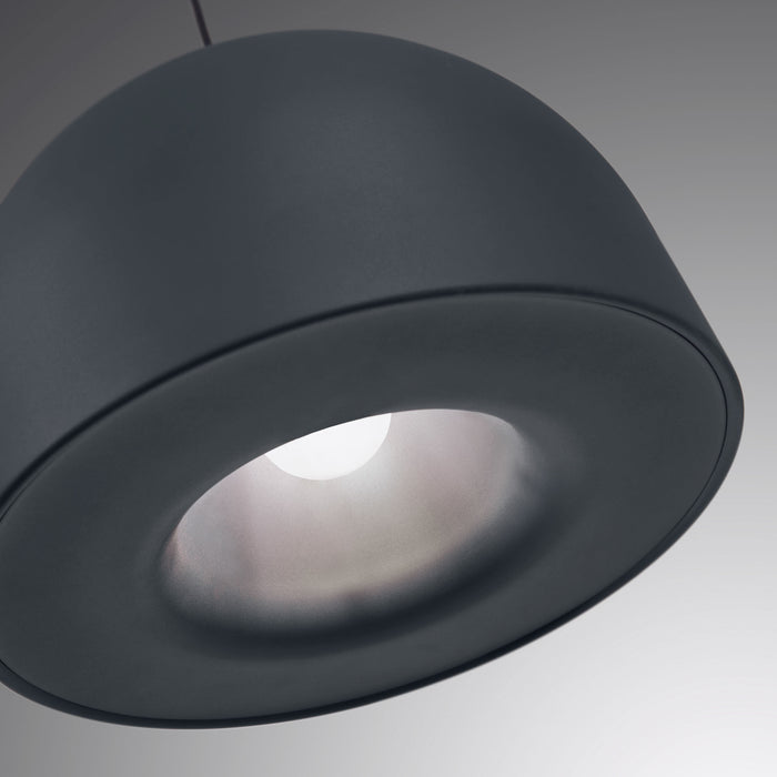 Lámpara de techo Karina de aluminio negro