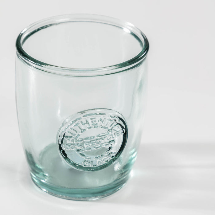 Vaso Tsiande de vidrio transparente 100% reciclado