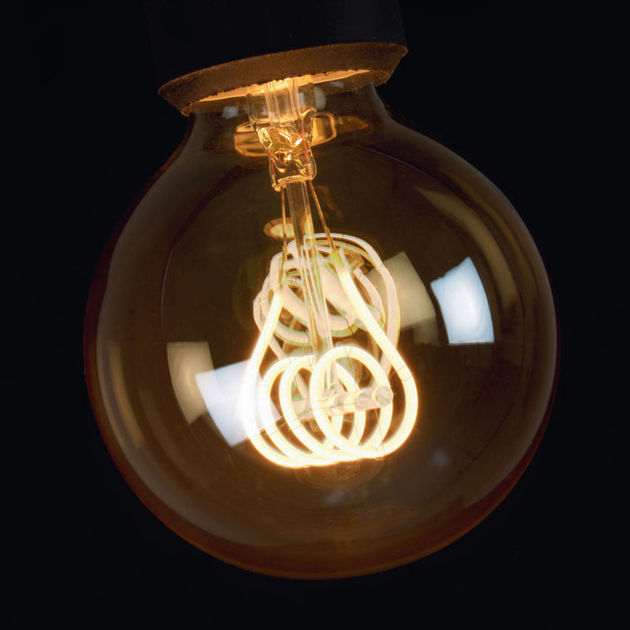 Bombilla LED Bulb E27 de 4W y 80 mm luz cálida