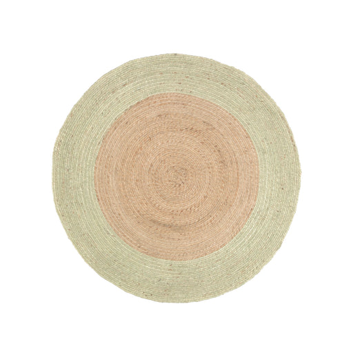 Alfombra redonda Thaide algodón arcoíris multicolor Ø 100 cm — Koduz