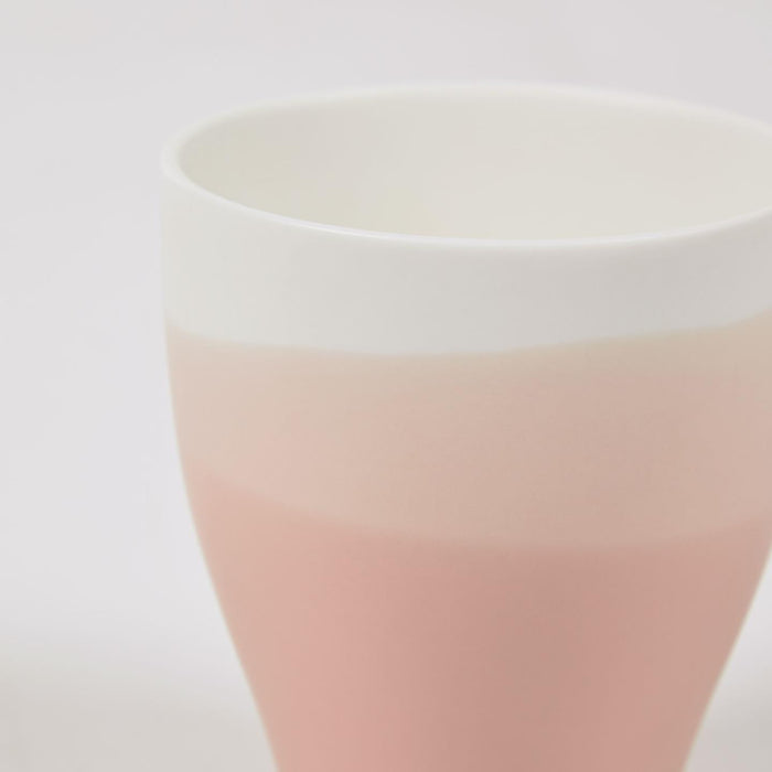 Taza Sayuri de porcelana rosa y blanco