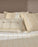 Funda de cojín Silene 45 x 45 cm rayas beige