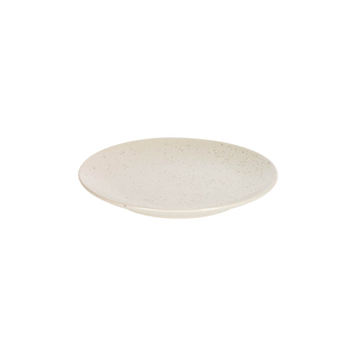 Plato de postre Aratani de  cerámica blanco