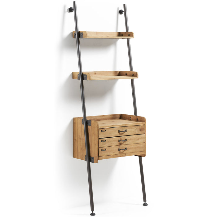 Estantería con cajones Mobela de madera maciza de abeto 67 x 200 cm — Koduz