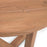 Mesa redonda Nahla de madera maciza de acacia con acabado natural Ø 90 cm