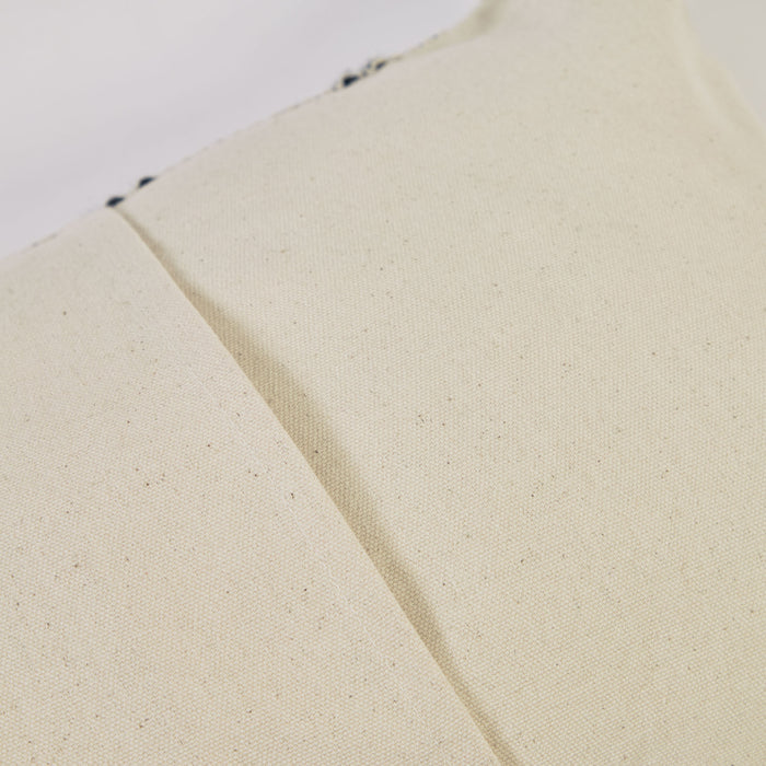 Funda cojín Charis 100% algodón beige 30 x 50 cm