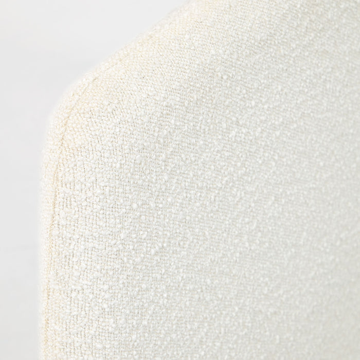 Cabecero Dyla de borrego blanco 178 x 76 cm