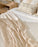 Manta Seila 100% algodón beige 130 x 170 cm