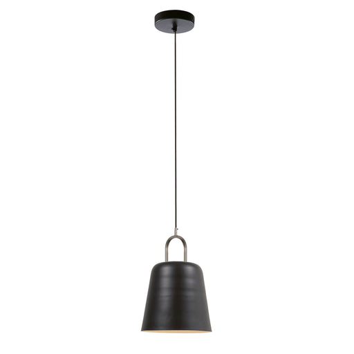 Lámpara de techo Daian de metal con acabado pintado negro