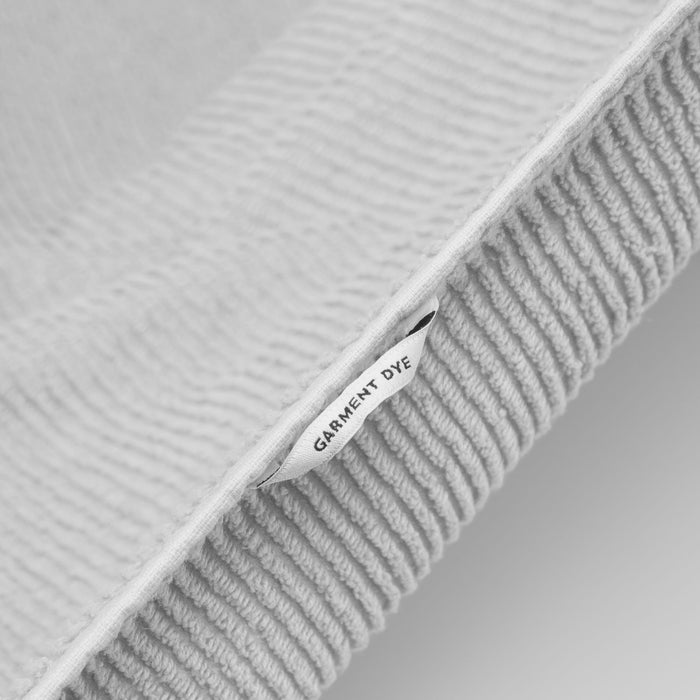 Toalla de baño grande Miekki 100% algodón gris claro