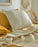 Funda de cojín Amarilys 100% algodón blanco 45 x 45 cm