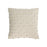 Funda cojín Akane de algodón y lana beige 45 x 45 cm