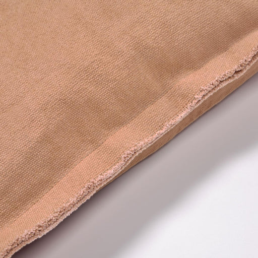 Funda cojín Achebe 100% algodón marrón 60 x 60 cm